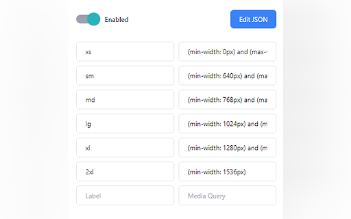 TailwindCSS Media Query Visualizer