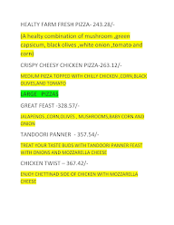 Pizza Point menu 2