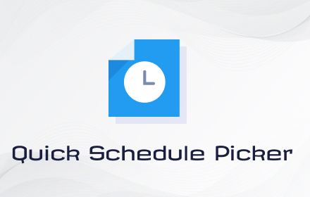 Quick Schedule Picker small promo image