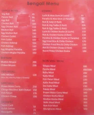 Bengali fun foods menu 4