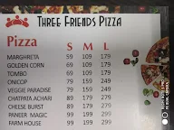 3 Friends Pizza menu 1