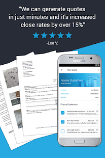 Invoice &amp; Estimate: JobFLEX Business app for Android Preview 1