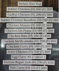 Thakur's Restaurant menu 1