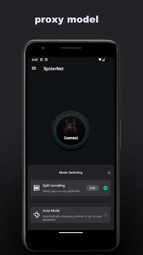 Screenshot spiderNet VPN