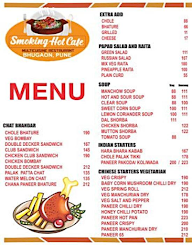 Smoking Hot Cafe menu 1