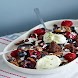 LowCarb Chocolate Mess Wiith Berries and Cream