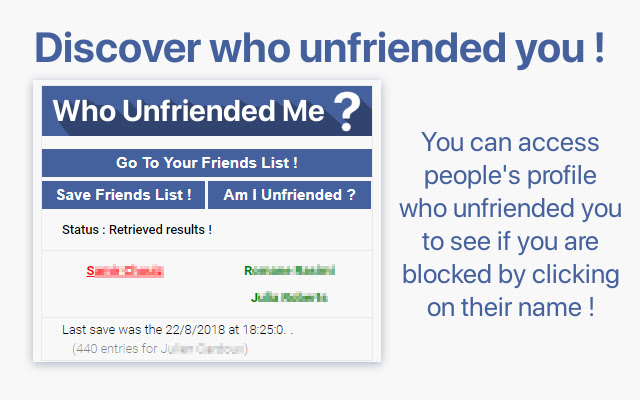 Who Unfriended Me ?