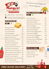 New Hunger Fast Food menu 2