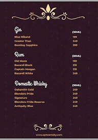 Opheem sky lounge menu 3