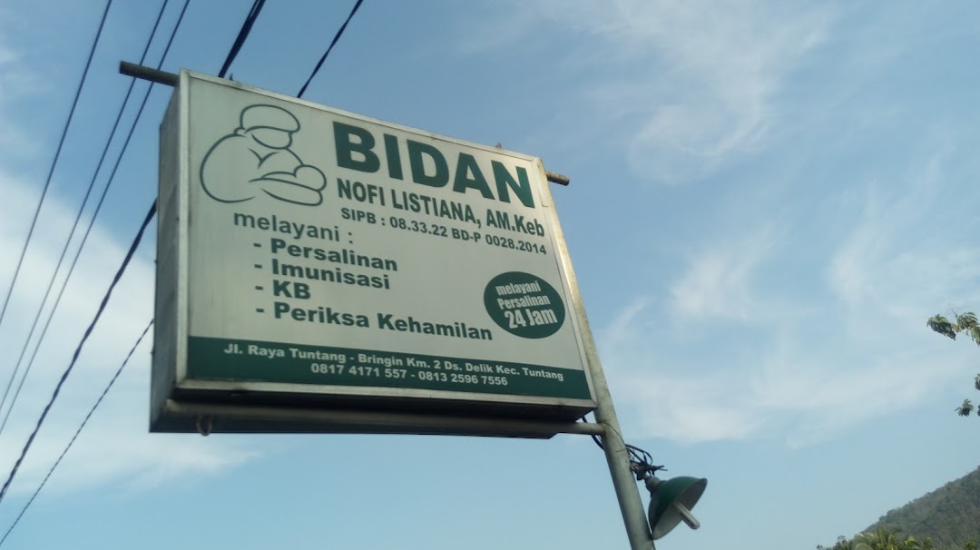 Bidan Nofi Listiana, AM. Keb