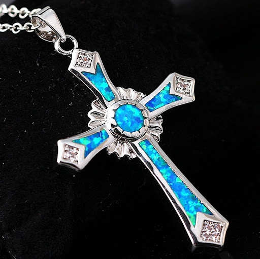Title 1, Waterproof epoxy cross pendant. A durable and s...