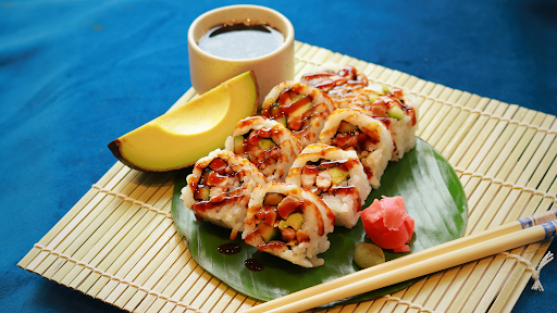 Teriyaki Chicken & Avocado Sushi