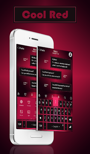 TouchPal Red And Black Theme