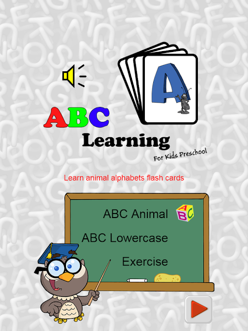 Android application ABC Learning For Kid Preschool screenshort