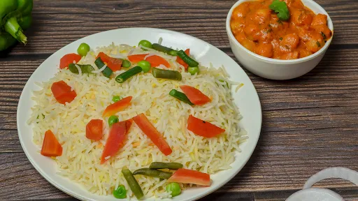 Veg Pulao & Chana Masala