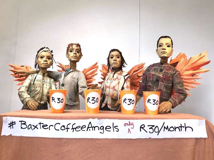 'Baxter Coffee Angels' is an innovative sustainability campaign launched by the theatre and asking the public to buy the Baxter a cup of coffee every month. That means donating just R30 a month. To find out more, visit www.baxter.co.za.