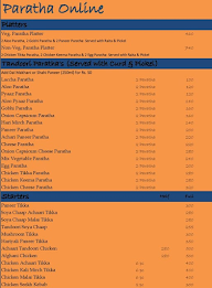 Paratha Online menu 4