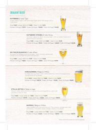 The Beer Cafe menu 1