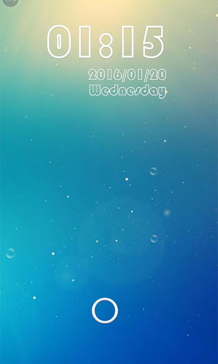 Blue Sky Screen Lock