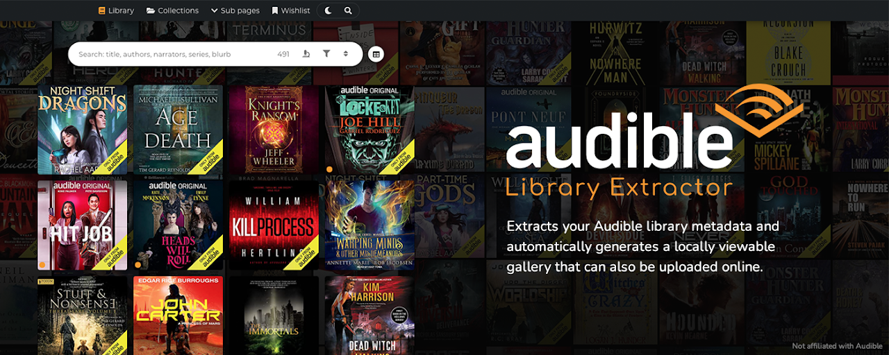 Audible Library Extractor Preview image 2