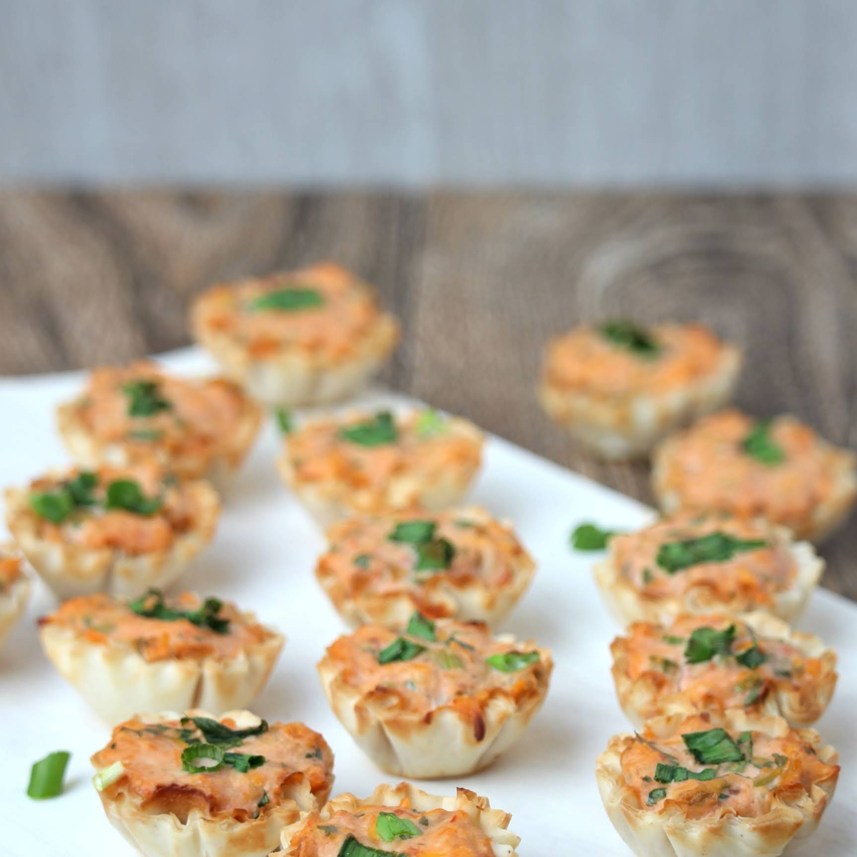 Zucchini Cream Cheese Phyllo Cups - A Taste of Delicious