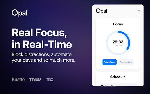 Opal: Focus & Save Time