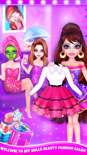 BFF Dolls : Beauty Contest Fashion Salon makeover screenshots 1