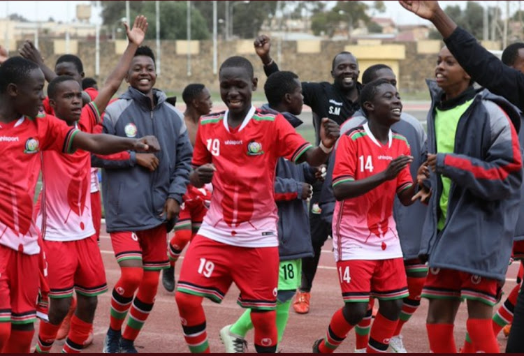 The Kenya Under 15's football team.