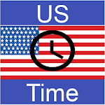 Cover Image of Descargar US TIME CLOCK = USA TIME ZONES 1.0.2 APK