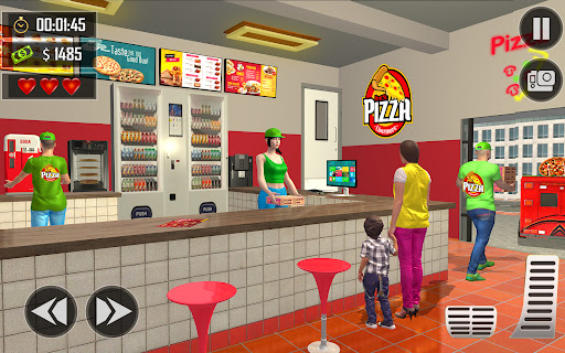 Pizza Delivery Van Driver Game