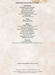 Empress of China - Eros Hotel menu 6