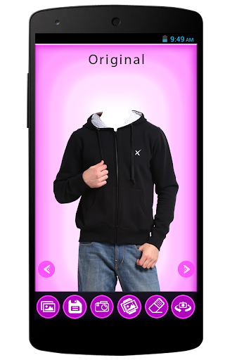 Men Sweatshirt Photo Editor