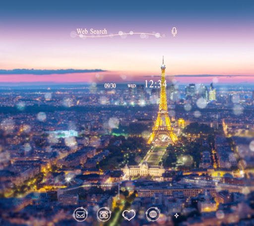 Beautiful Theme-Night in Paris 1.0.0 Windows u7528 1