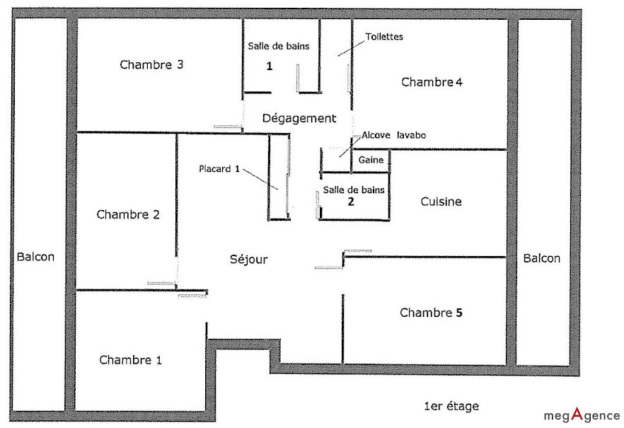 Vente appartement 6 pièces 99 m² à Grenoble (38000), 285 000 €