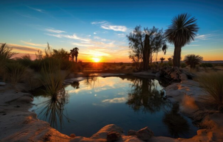 Desert Oasis Sunset small promo image