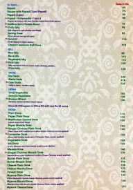 Madhuban- Sattvic South Indian Restaurant menu 2