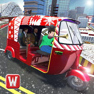 Download Snow Tuk Tuk Auto Rickshaw 3D For PC Windows and Mac