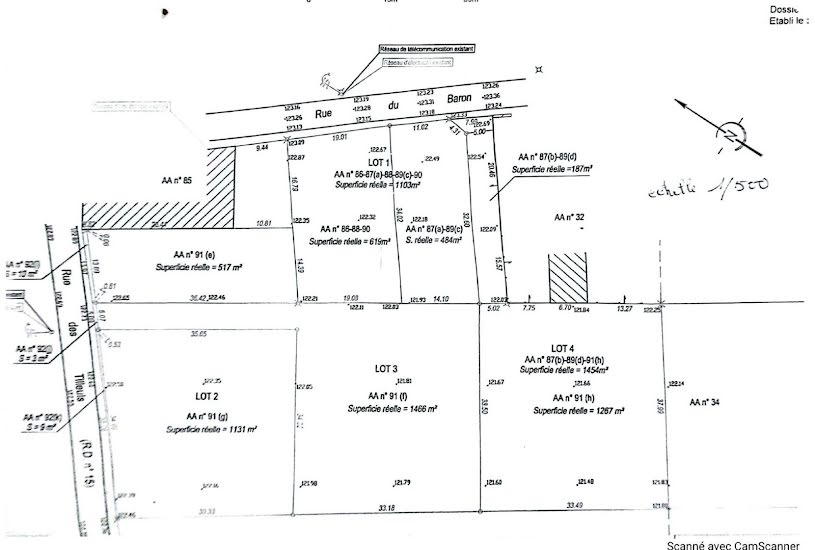  Vente Terrain à bâtir - 1 131m² à Briou (41370) 