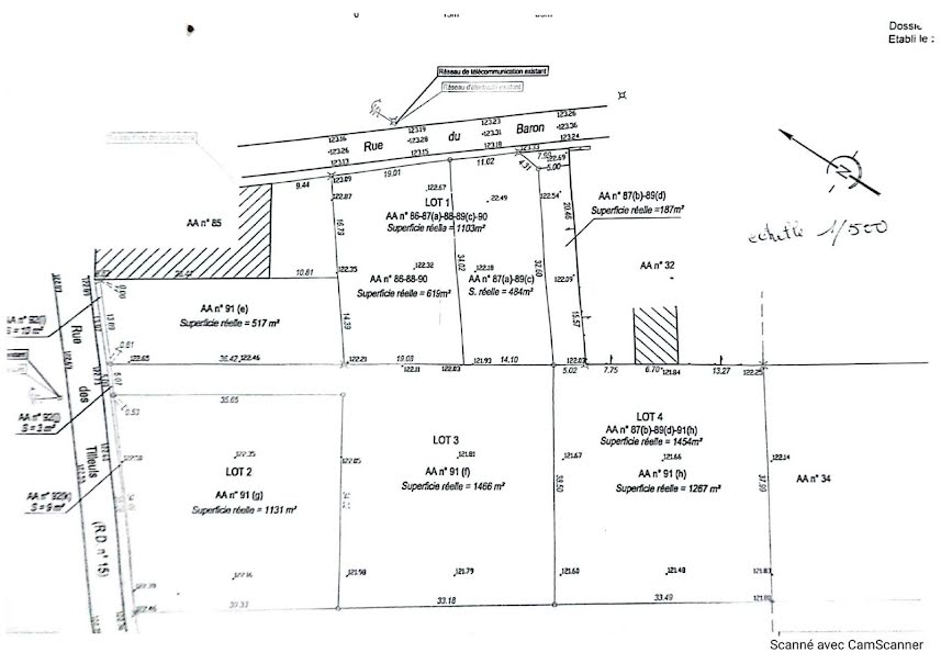 Vente terrain  1131 m² à Briou (41370), 34 000 €