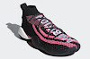 crazy byw pharrell black/footwear white-solar pink