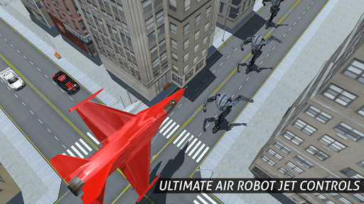 Air Robot Game - Flying Robot Transforming Plane screenshots 12