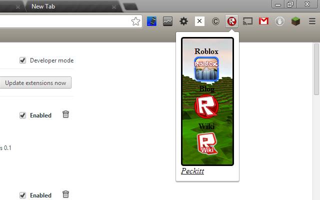 Roblox Quick Access - roblox control panel extension rbxrocks