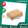 Hộp Carton Đóng Hàng 20X15X5 Đựng Giày Dép, Phụ Kiện Đồ Gia Dụng Giá Rẻ - Hộp Carton Ht