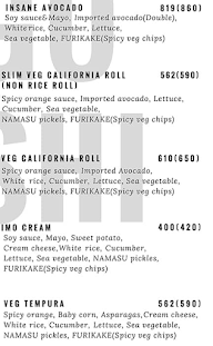 Yugo Sushi menu 6