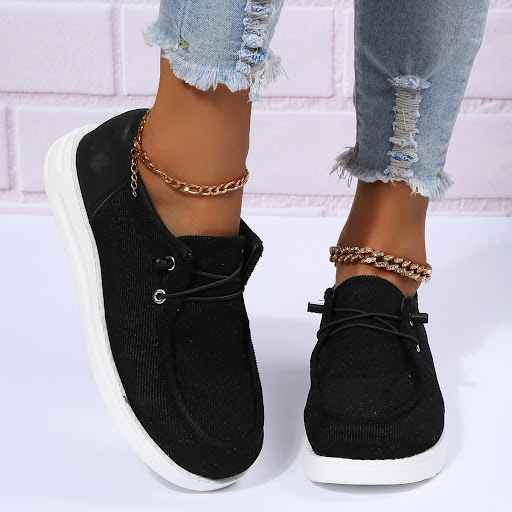Title 3, Womens Breathable Flat Shoes with Elastic Band...
