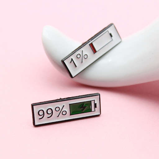 Title 4, Creative oil drip brooch for mobile phone batte...