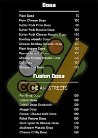 Fusion Dosa Factory menu 6