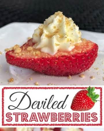 Party Recipe | Deviled Strawberries