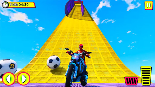 Superhero Tricky bike race (kids games) screenshots 13