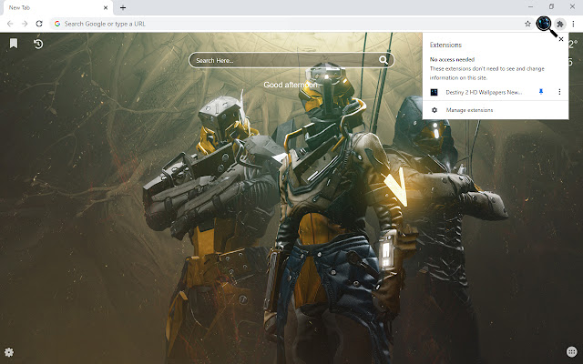 Destiny 2 Live Wallpapers New Tab